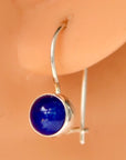 Sol Invictus Lapis Lazuli Silver Earrings