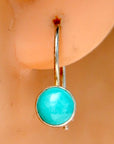 Sol Invictus Turquoise Silver Earrings