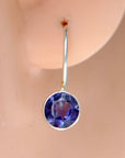 Sol Invictus Iolite Silver Earrings