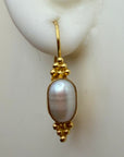 Artume 14K Gold and Pearl Earrings