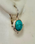 Midlothian Turquoise Silver Earrings