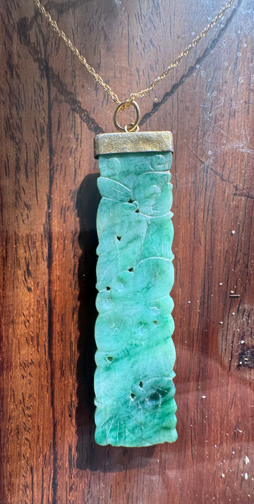 Antique Chinese Jade Necklace