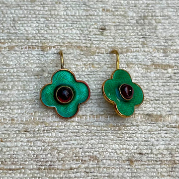 The Ziegfeld Clover Dangle Earrings