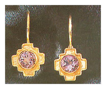 14k Angelicus Amethyst Earrings