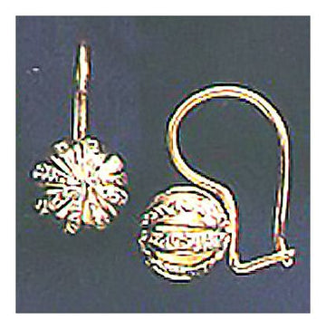 14k Diamond Globe Earrings (.50ct)