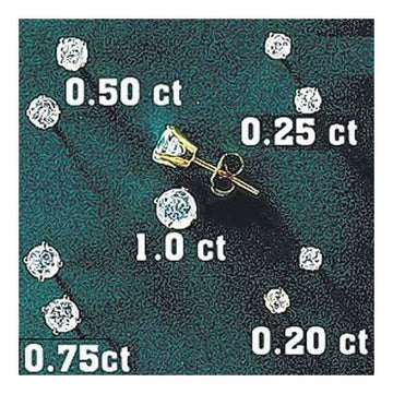 14k Diamond Sparkle Stud Earrings (.35ct)