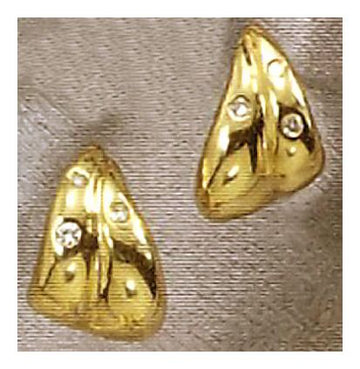 14k Diamond Triplet Earrings (.08ct)