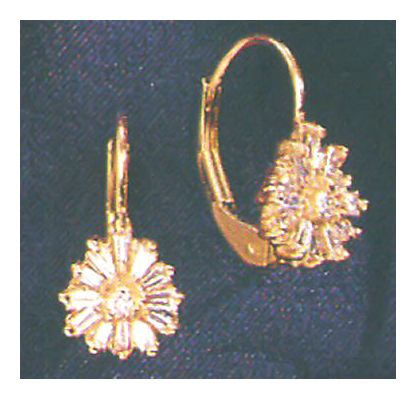 14k Evening Magic Diamond Earrings