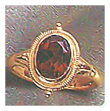 14k Grosvenor Garnet Ring