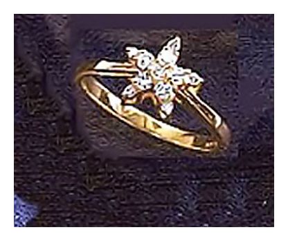 14k Manhattan Starlight Diamond Ring