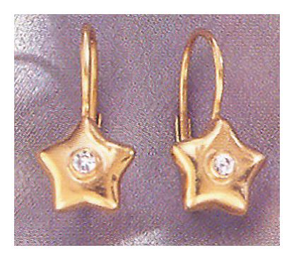 14k Starry Nights Cubic Zirconia Earrings