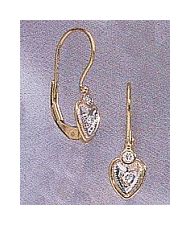 14k Valentino Diamond Earrings
