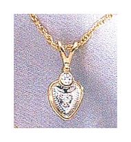 14k Valentino Diamond Necklace