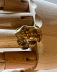Asante Frog Mpetea (Chief's Ring) - Brass