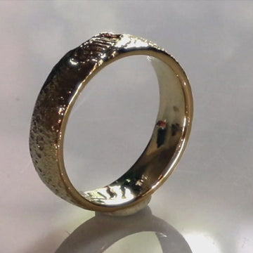 One Small Step Moon Ring - Gold-Plated