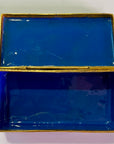 Rosy Blues Cloisonne Box