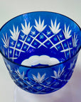 Blue Fields Glass Ware Set of 2 Bowls