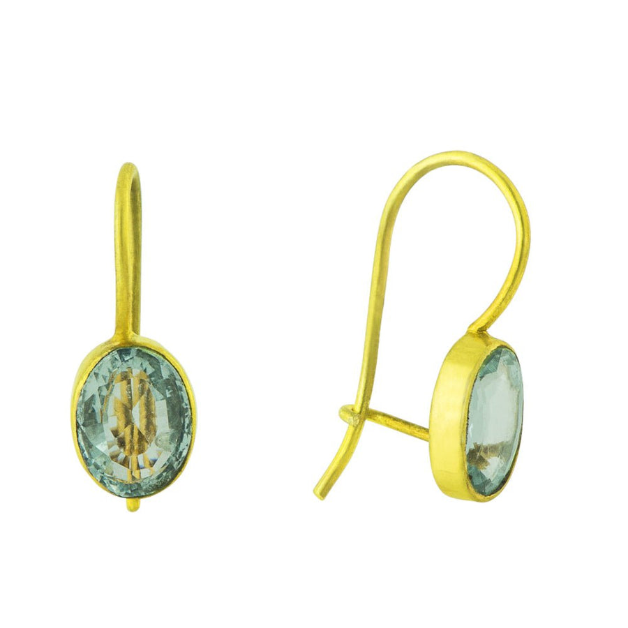 Aegean Aquamarine Earrings