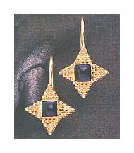 Alexandrian Onyx Star Earrings