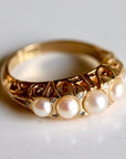 Anjou 14k Gold, Pearl and Diamond Ring
