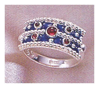 Arabian Sea Garnet Ring