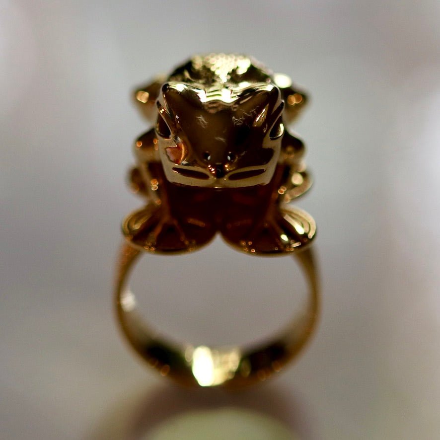 Asante Frog Mpetea (Chief's Ring) - Gold-Plated
