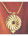 Asante-Sunburst Gold Vermeil Necklace