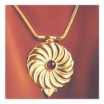 Asante-Sunburst Gold Vermeil Necklace