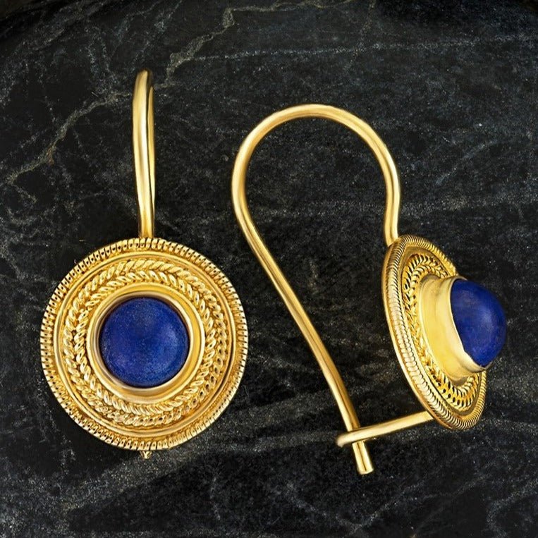 Athena Lapis Lazuli Earrings