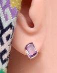 Atlantic Amethyst Earrings