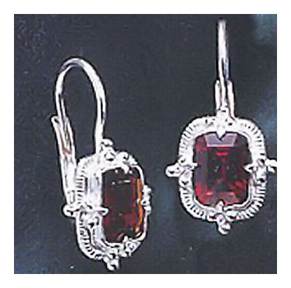 Augusta Garnet Earrings