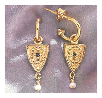 Avignon Shield Earrings
