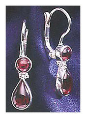 Avonlea Garnet Earrings