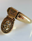 Beauty's Byzantine Key Ring - Brass