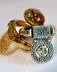 Beauty's Byzantine Key Ring - Silver