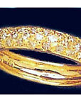 Bejeweled 14k Gold and Diamond Encrusted Ring