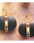 Bejewelled Palette Onyx Earrings