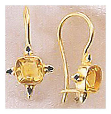 Benares Citrine Earrings