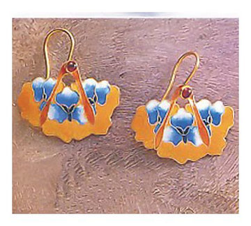 Blue Iris Earrings