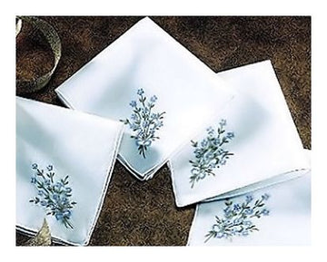 Blue Nosegay Handkerchiefs