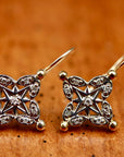 Brittany Star 14k Gold and Diamond Earrings