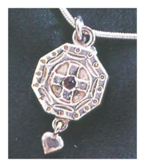 Canterbury Silver Cross Necklace