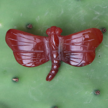 Carnelian Dragonfly Pin
