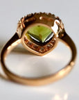 Casanova 14k Gold, Peridot and Diamond Ring