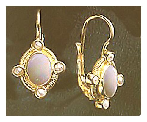 Cassandra Opal and Pearl Earrings