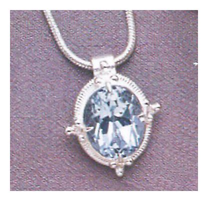 Cinderella Blue Topaz Necklace