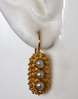 Clara Reve 14k Gold and Pearl Earrings