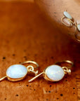Cloud Opal Earrings