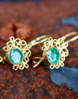Contessa Emerald Earrings