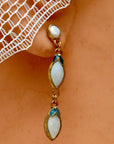 Coober Pedy Opal Earrings